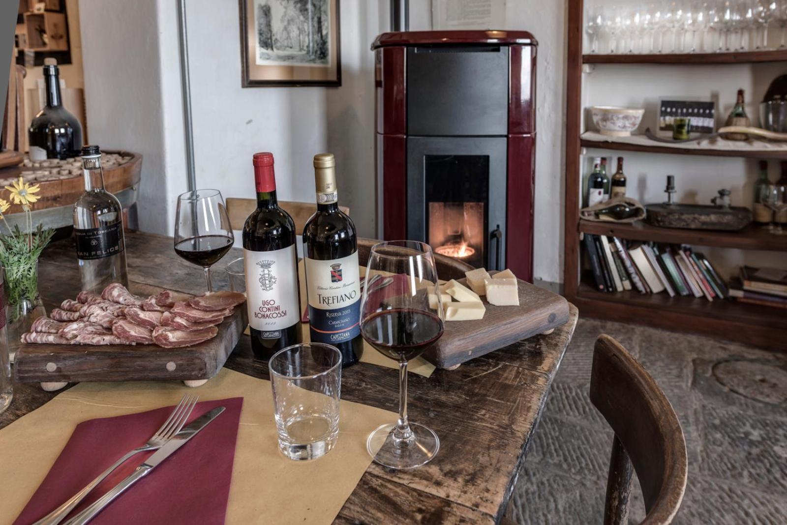 Agriturismo La Fattoria Di Capezzana Карминьяно Экстерьер фото