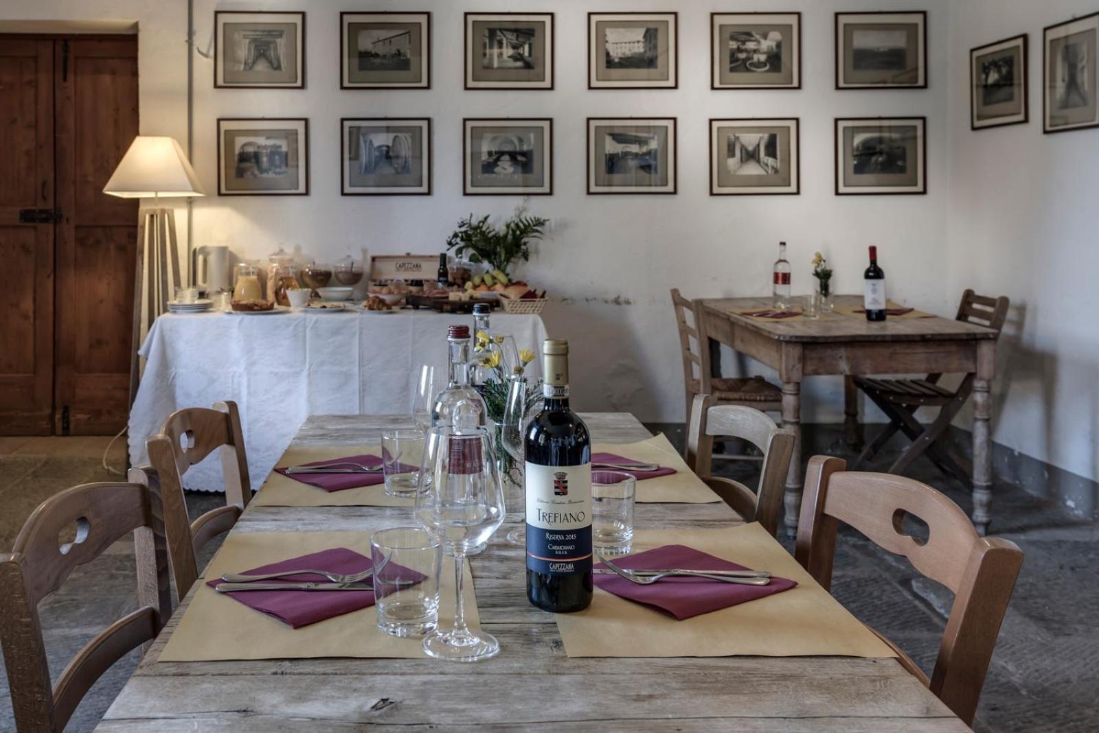 Agriturismo La Fattoria Di Capezzana Карминьяно Экстерьер фото